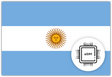 Argentina eSIM – Travel connectivity for Argentina. Image featuring the Argentinean flag and an eSIM card icon