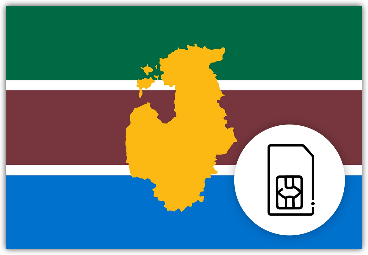 Baltic States SIM Card – Travel connectivity for Baltic States. Image featuring the Baltic flag and a SIM card icon.