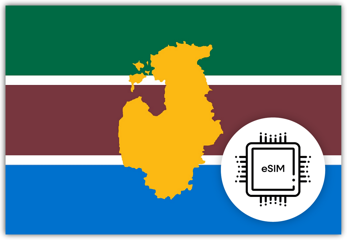 Baltic States eSIM – Travel connectivity for Baltic States. Image featuring the Baltic flag and eSIM icon.