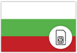 Bulgaria SIM Card – Travel connectivity for Bulgaria. Image featuring the Bulgarian flag and a SIM Card icon