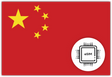 China eSIM – Travel connectivity for China. Image featuring the Chinese flag and an eSIM icon.
