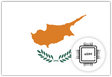 Cyprus eSIM – Travel connectivity for Cyprus. Image featuring the Cypriot flag and an eSIM icon