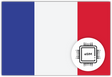 France eSIM – Travel connectivity for France . Image featuring the French flag and an eSIM icon