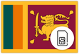 Sri Lanka SIM Card – Travel connectivity for Sri Lanka. Image featuring the Sri Lankan flag and a SIM Card icon.