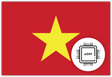 Vietnam eSIM – Travel connectivity for Vietnam. Image featuring the Vietnamese flag and eSIM icon.