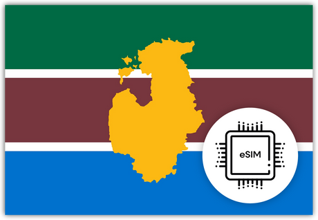 Baltic States eSIM – Travel connectivity for Baltic States. Image featuring the Baltic flag and eSIM icon. 
